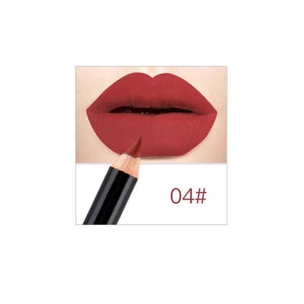 

lip pencils 1pc waterproof pencil lipstick pen matte liner smooth colorful silk long lasting makeup pens non-stick cup