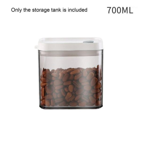 

storage bottles & jars food-grade buckle transparent whole grains airtight can refrigerator plastic square moisture-proof box