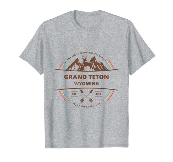 

grand teton national park gift men women t-shirt, White;black