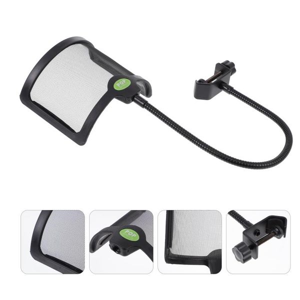 

microphones 1pc microphone recording u-shaped blowout preventer net (black)