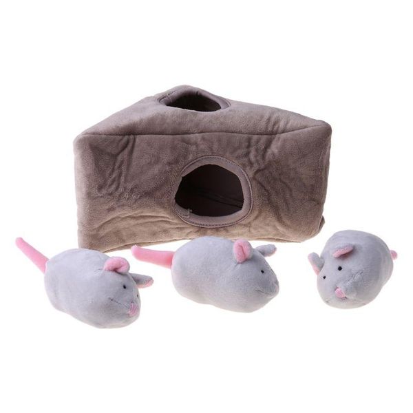 

cat toys funny pet toy hide and seek plush interactive dog puzzle dropship