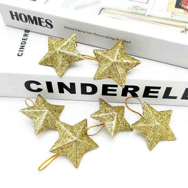 

decorations five star christmas bright gold onion powder five star tree christmas pendant