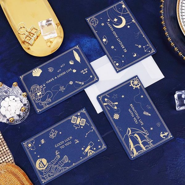 

greeting cards polar night invitation thanks card blessing thanksgiving teacher's day decoration gift bag
