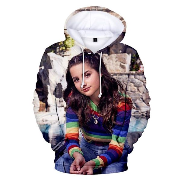 

men's hoodies & sweatshirts annie leblanc spring 3d print hoodie comfortable loose casual all-match trend harajuku style, Black