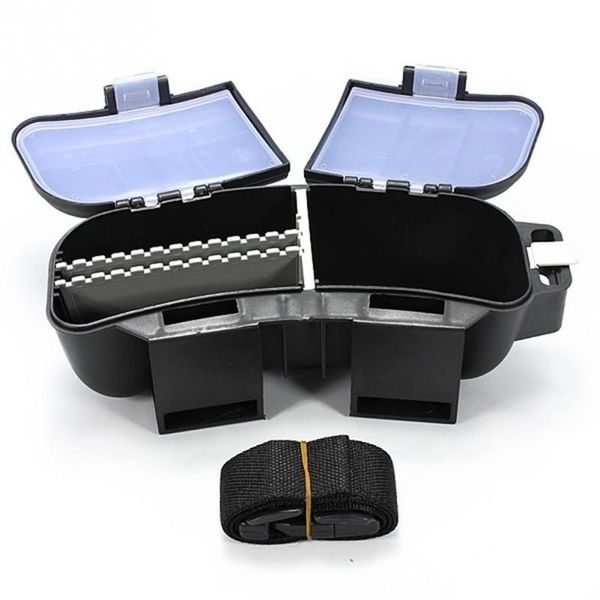 

fishing accessories portable tackle box multi-layer fish lures container durable storage waist belt