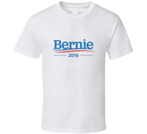 

bernie sanders 2016 president usa election liberal fan t shirt, White;black