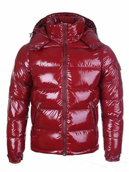

fashion mens jackets parka women classic casual down coats outdoor warm feather winter jacket coat outwear jacket parkas red, Black