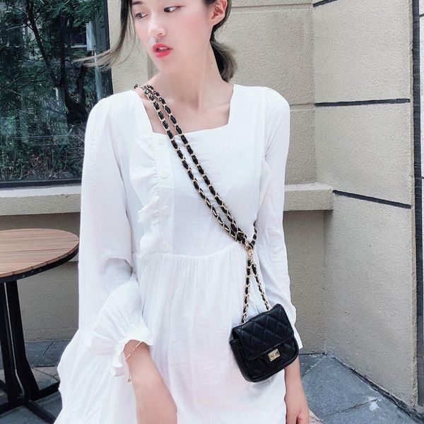 

mini shoulder bag vintage luxury handbags women bags leather small crossbody messenger lipstick pocket female belt