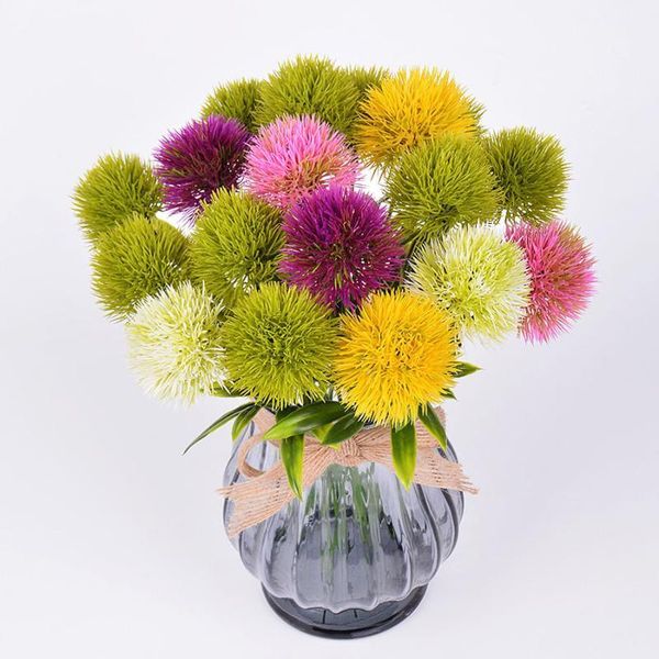 

decorative flowers & wreaths 1 branch artificial plastic dandelion wedding home decoration festival supplies diy party decor valentine'
