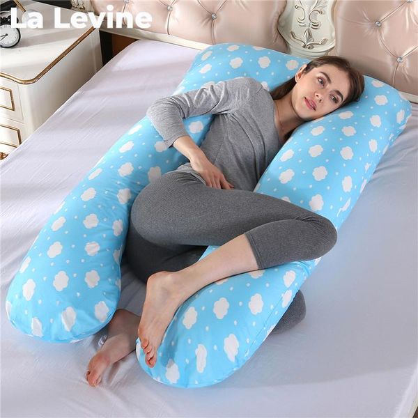 

pillow selling cute pregnant woman siesta washable100% cotton u-shape bed maternity waist side sleeping