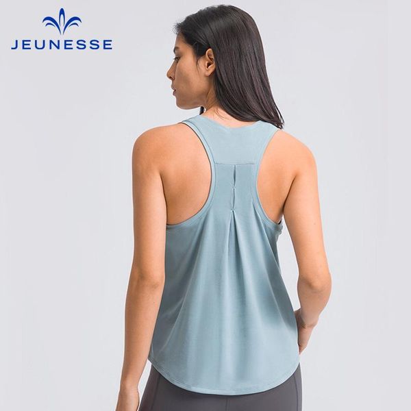 

yoga outfit jeunesse racerback gym sport athletic crop vest women soft nylon running fitness workout tank sleeveless shirts