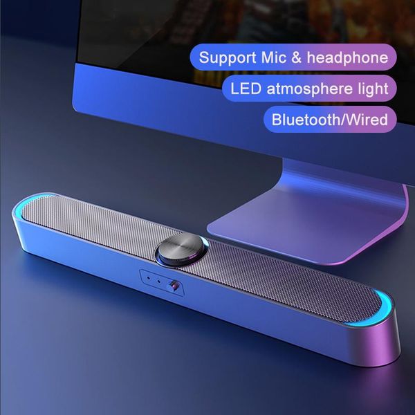 

caixa de som bluetooth speakers barre son pour tv home theatre system microphone altavoz led soundbar haut-parleurs music