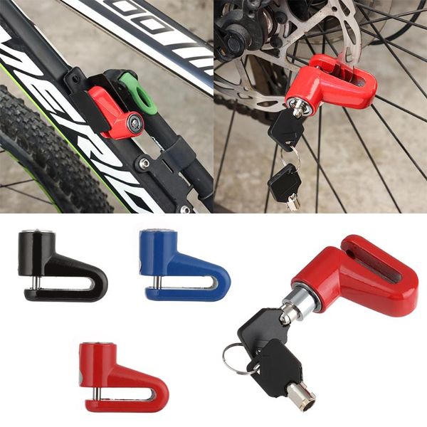 

bike locks anti theft brake disc lock bicycle wheel disk moto motorbike security safety keys outdoor sports accessories