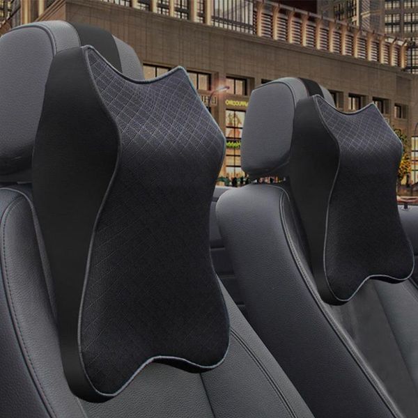 

seat cushions car neck pillow adjustable headrest ergonomic memory foam auto travel accessories support holder covers