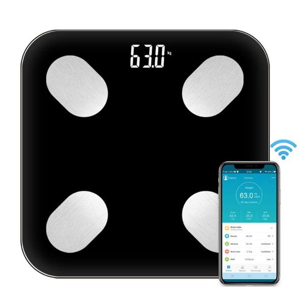 

bathroom & kitchen scales multi-functional body fat intelligent bt electronic weight scale health composition analyzer monitor