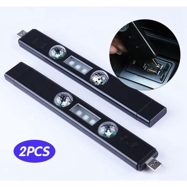 

interior&external lights car led decorative atmosphere light usb charging foot sole