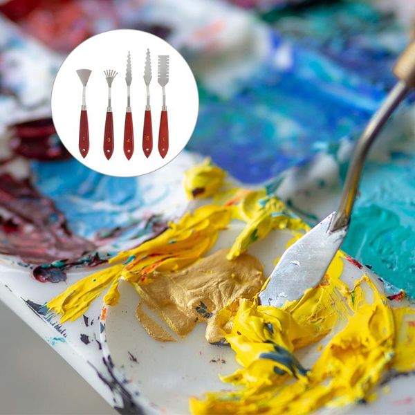 

gift sets 5pcs paint oil painting scraper gouache spatulas art supplies