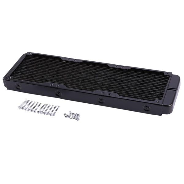 

computer water cooling radiator, 18 pipe heatsink cooler kit heat radiator liquid screw exchanger 360mm fans & coolings