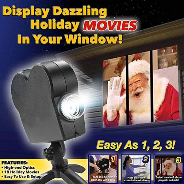 

christmas lamp window projector halloween pumpkin festival light gift led strings