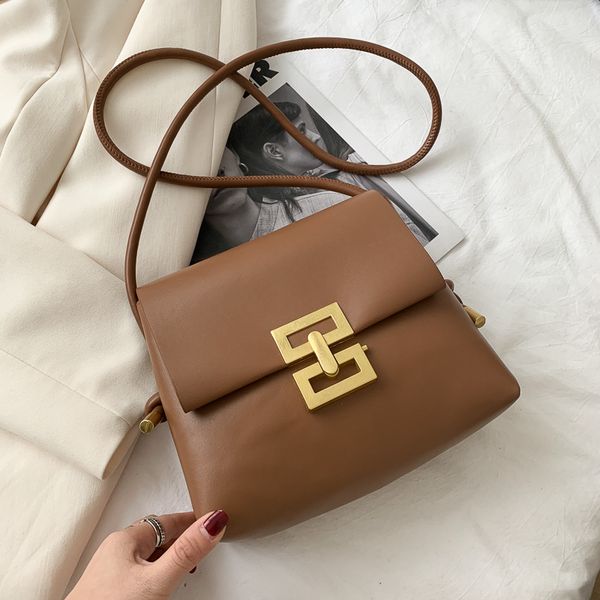 

bags women 2020 new fashion women's shoulder bag style simple bagspu messenger small square korean lbmkx