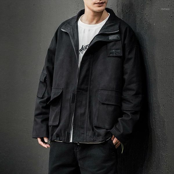 

men's fashion jacket autumn man oversize coat casual 5xl for men clothing streetwear jackets, Black;brown