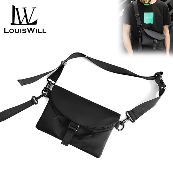 

louiswill waist packs men crossbody bags sport pouch light weight cross body chest fashion shoulder