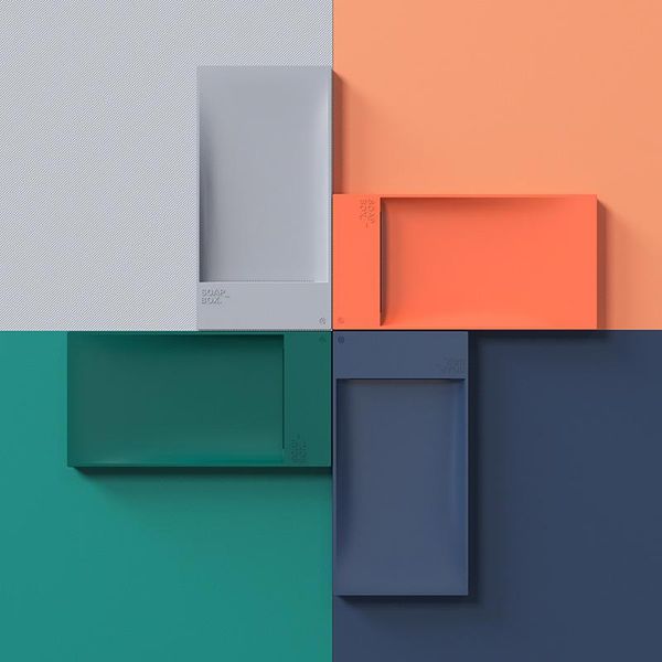 

soap dishes nanjibao creative toilet box non-perforated soft rubber storage plate hidden drain tray bathroom