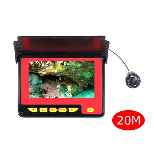 

20m cable underwater video fish finder camera,4.3 inch lcd monitor night vision camera with dvr ip cameras