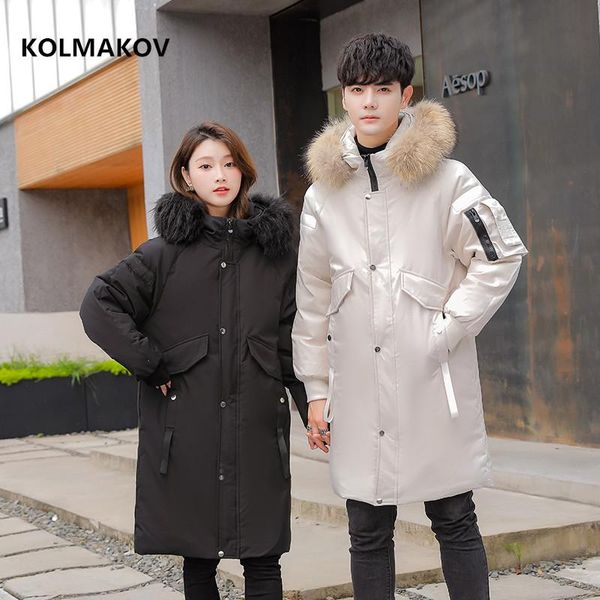 

men's down & parkas 2021 arrival men and women coat winter jacket white duck jackets men,mens thicken fashion warm, Black