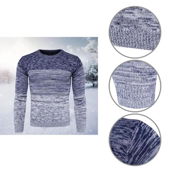 

men's sweaters pullover knitwear warm soft shrink resistant o-neck stretchy knitted sweater men male clothing, White;black