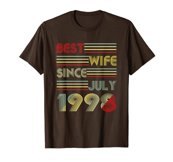 

21st wedding anniversary gifts wife since july 1998, White;black