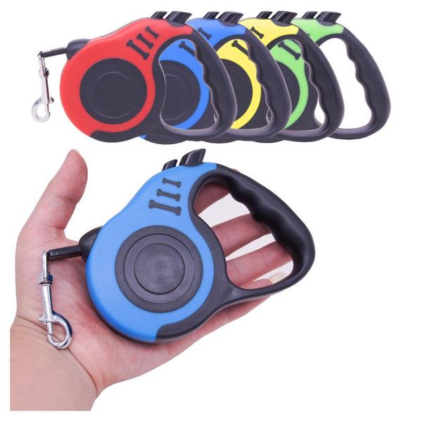 

dog collars & leashes pet leash for large dogs durable nylon retractable big walk leads automatic extending puppy rope