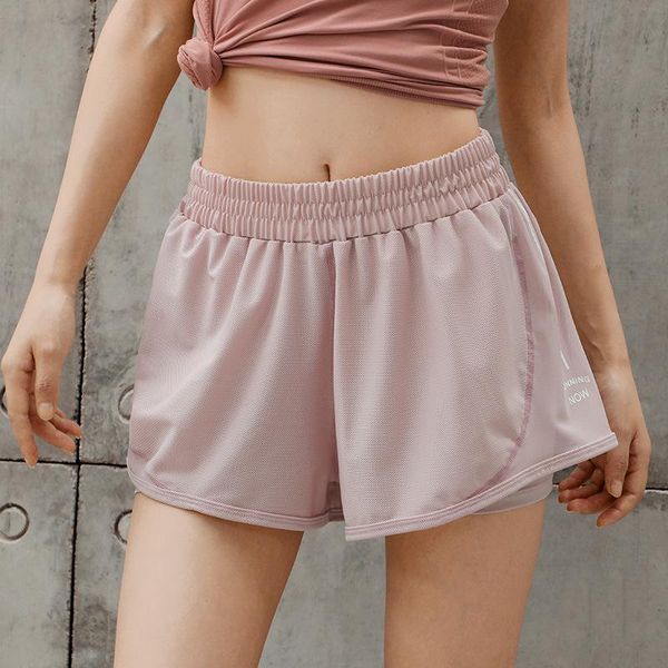 

mesh breathable sports shorts anti-aircraft loose leisure quick-drying yoga running fitness outfit