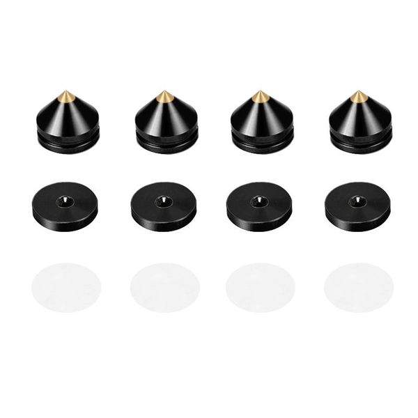

computer speakers 4pcs turntable base pad non-slip universal absorbing speaker spike dac decoder practical protective easy install hom