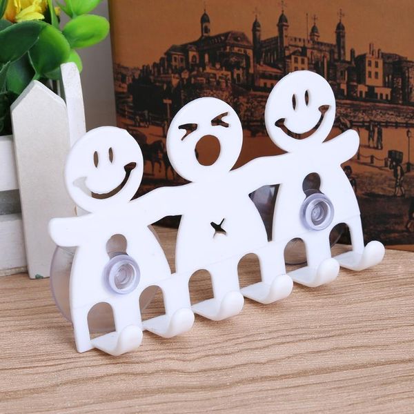 

toothbrush holders holder wall mounted suction cup 5 position cute cartoon smile bathroom sets 25ua