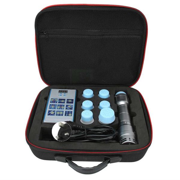 

massage gun 110-220v portable shockwave physiotherapy instrument pain relief ed treatment therapy machine body massager