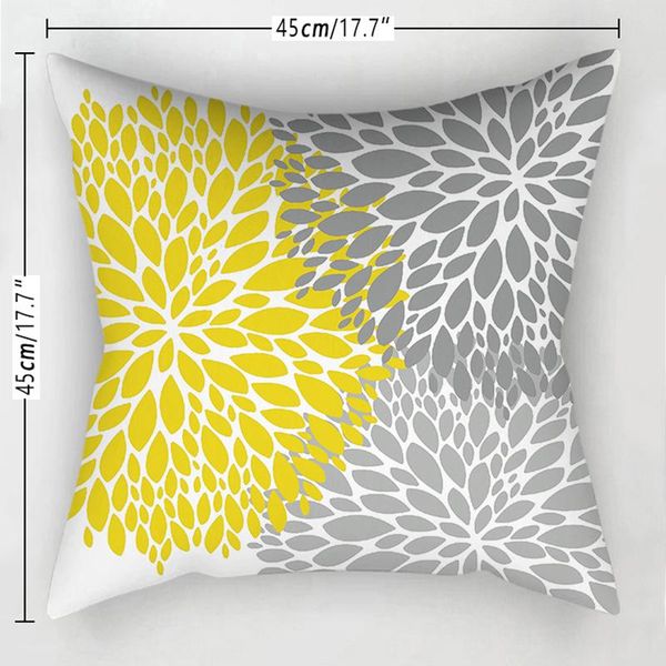 

pillow case yellow diamond wave cushion covers geometric throw for home chair sofa decoration square pillowcases 2021 decor