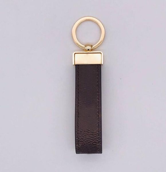 

luxurys key chain buckle lovers car classic keychain handmade leather bag pendant accessories, Silver