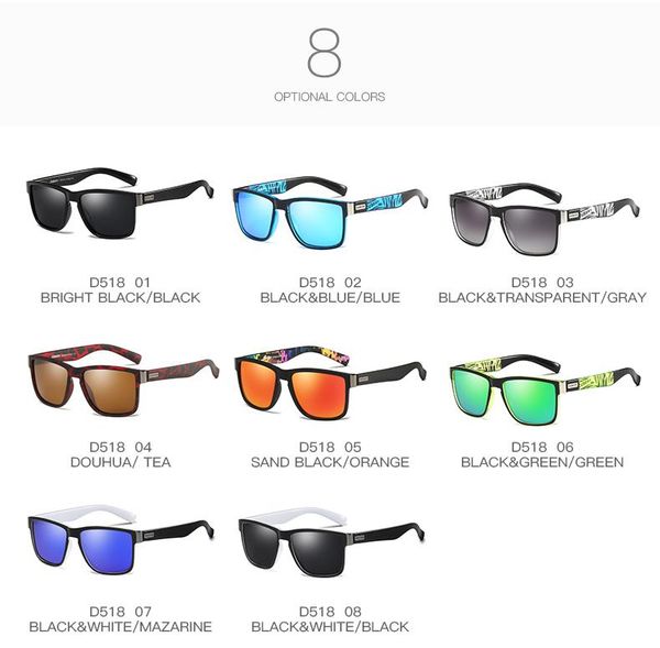 

sunglasses dubery brand design polarized men driver shades male vintage sun glasses for spuare mirror summer oculos 518, White;black