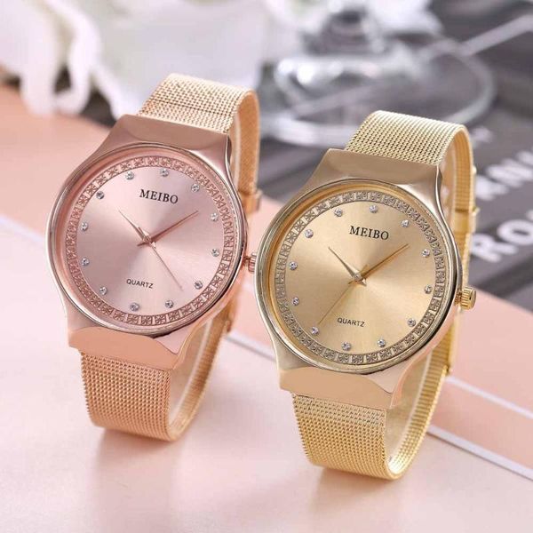 

wristwatches 2021 luxury watch women watches geneva famous brands rhinestone ladies dress quartz mesh stainless steel strap wristwatch clock, Slivery;brown