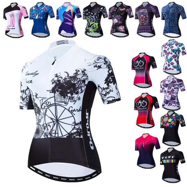 

racing jackets weimostar cycling jersey women pro clothing quick dry bicycle shirt road mtb bike cycle wear, Black;red
