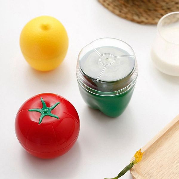 

storage bottles & jars vegetable fruits crisper food containers onion tomatoes green pepper shaped plastic fresh box kitchen case