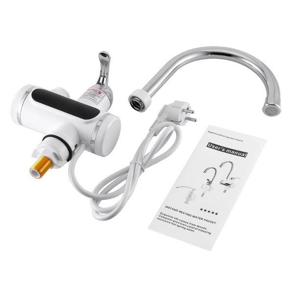 

kitchen faucets home bathroom electric faucet 3000w instant with led display water