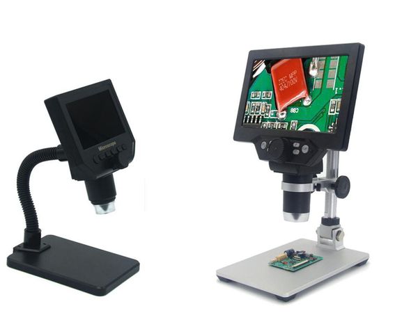 

cameras 7 inch lcd display 12mp zoom 1-1200x digtial microscope handheld endoscope