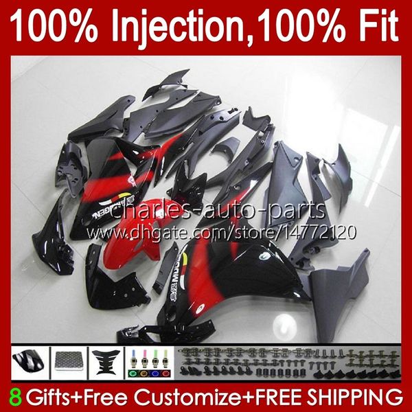 Feedings de molde de injeção para HONDA CBR 250R 250 CBR250 R CC CBR250R MC41 11 12 13 14 15 Red Black Kit Quente 58No.63 CBR-250R 250CC CBR-250 2011 2012 2015 2015 OEM Bodywork