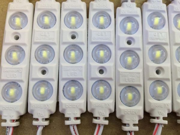 

degree wide beam angle with lens smd 5630 5730 led module for advertising sign and channel letter ip65 1.2w dc12v modules