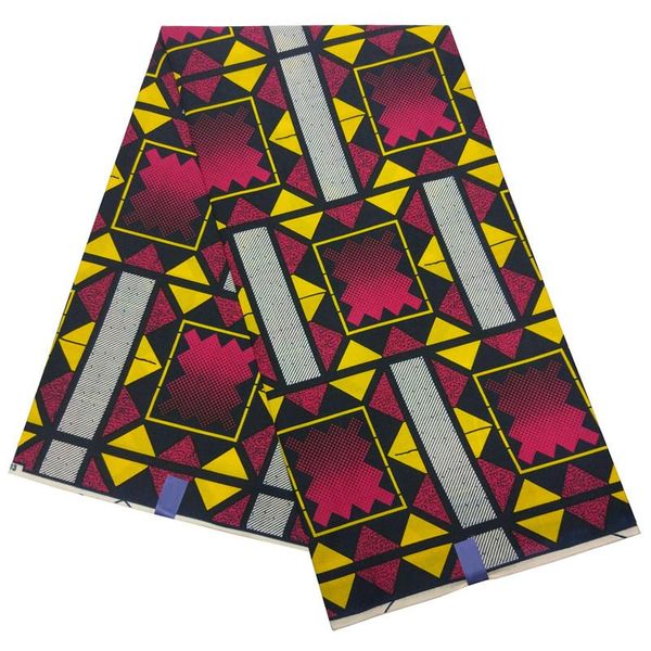 

ribbon england style diy fabric african printed wax 6yards\lot, Pink;blue