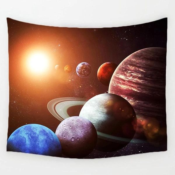 

tapestries solar system tapestry printed wall hanging polyester bedroom decor