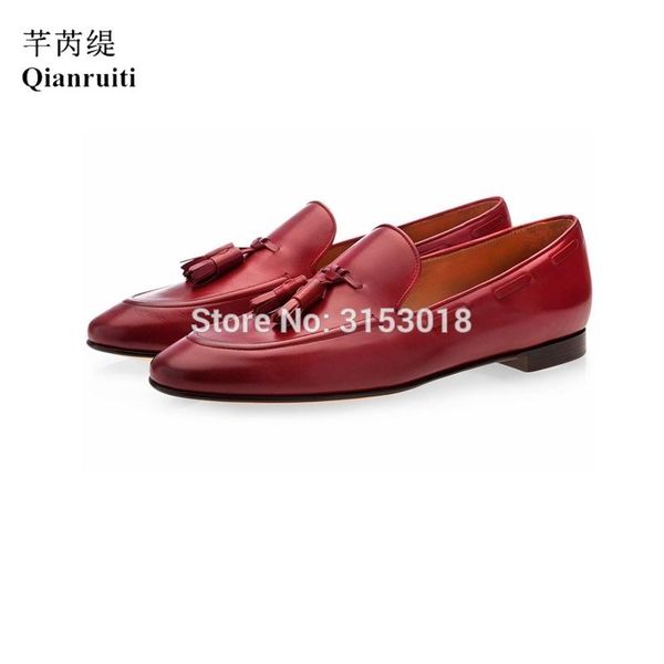 

dress shoes tassel decoration men slip-on oxfords belgian wedding handmade, Black