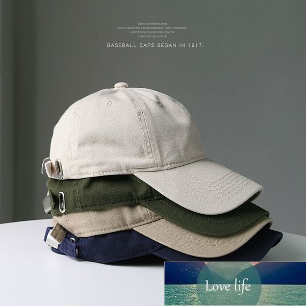 

sleckton cotton baseball cap for men and women fashion solid snapback hat dad hat washable summer sun hat wholesale factory price expert des, Blue;gray